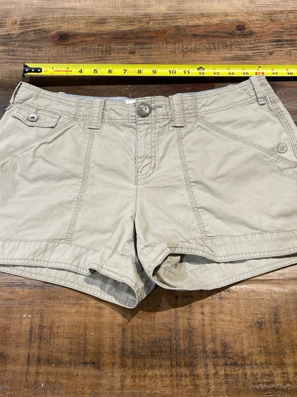 Converse Women's Beige Casual Shorts